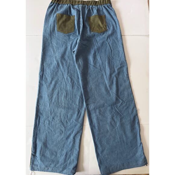 Lizette Collection LC Wide Leg Jeans/ Sweatpants Unisex L Adjustable Skater Y2K - Picture 11 of 11